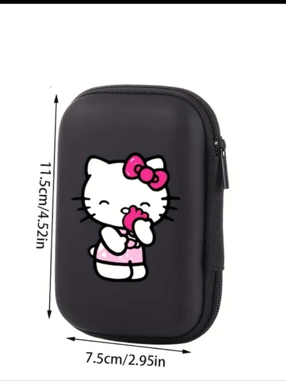 Hello Kitty Black Case with Pink Bow and Outfit